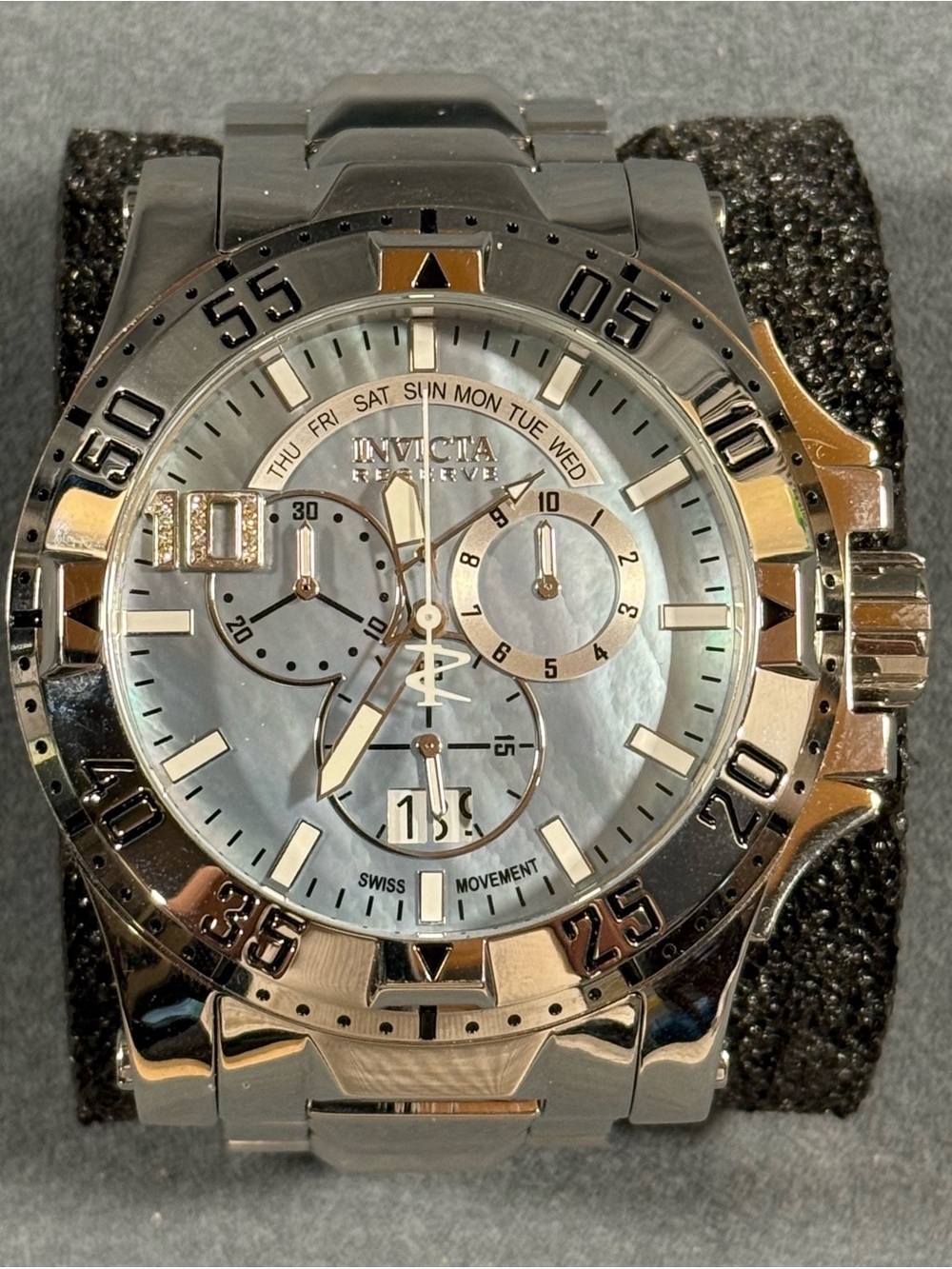 Invicta 31627 Reserve Excursion Limited Edition Silver Gold Mother-of-Pearl